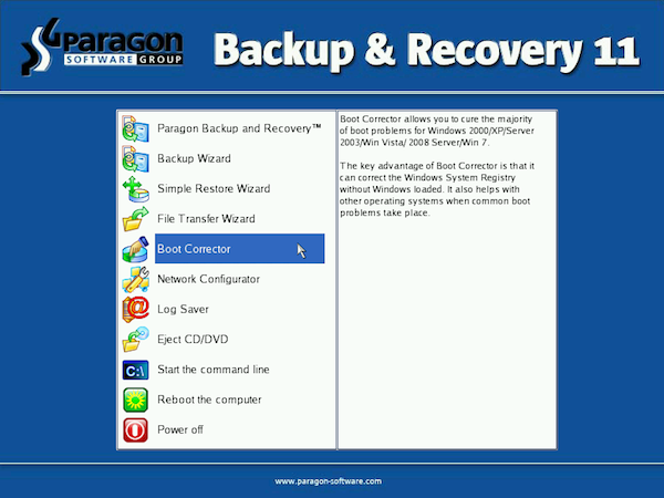 Paragon Backup Recovery  -  2