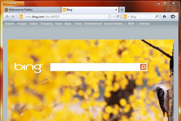 google images freezes firefox. Microsoft is promoting Firefox with Bing. The default search engine, 