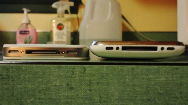 The iPhone 4S is just 9.3 mm thick, compared to 12.3 mm for the iPhone 3GS.