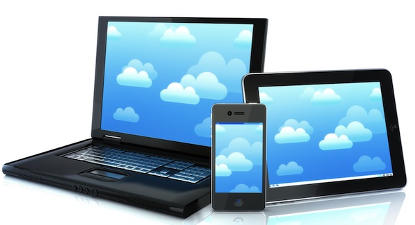 cloud computing laptop smartphone tablet