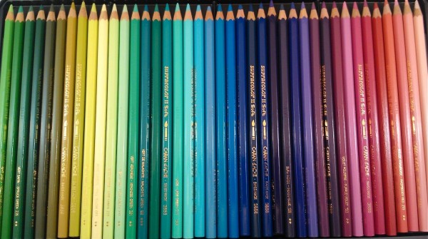 Colored Pencils to illustrate accuracy and depth of color