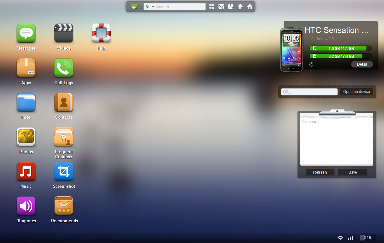 web airdroid