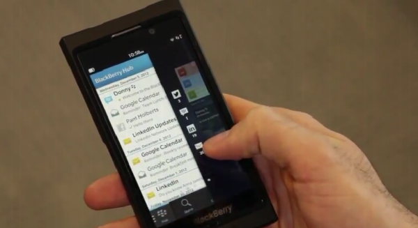 BlackBerry 10 hub