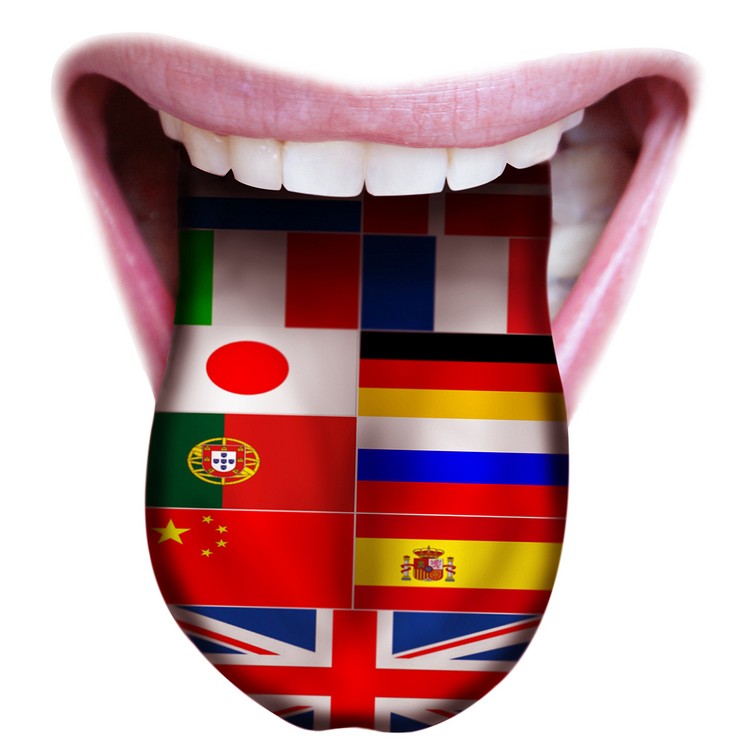 tongue flags world countries language speak