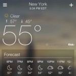 Yahoo Weather for iOS Yahoo Weather for iOS