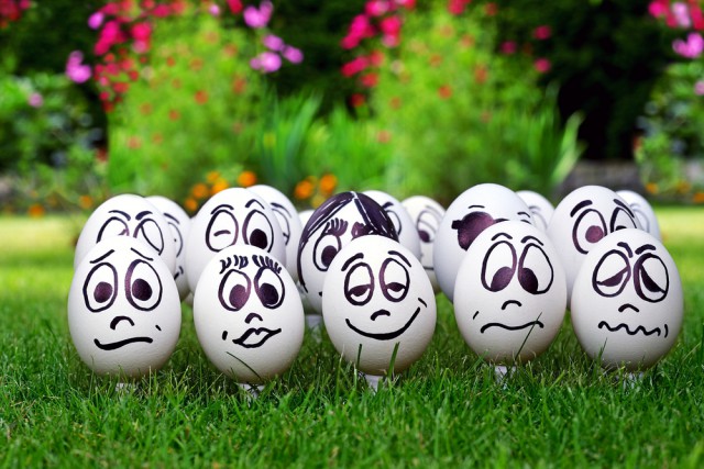 emotions face eggs mood happy sad angry