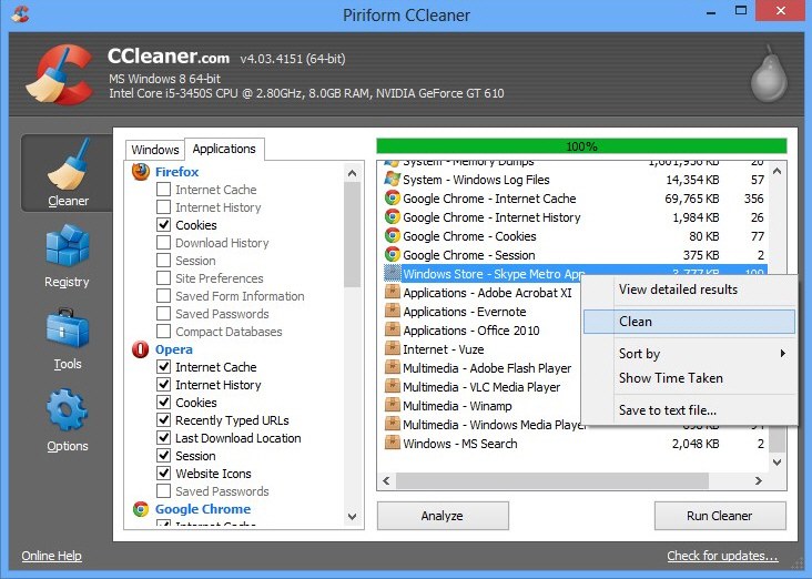 free download ccleaner for windows 8