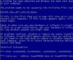 blue screen blue screen
