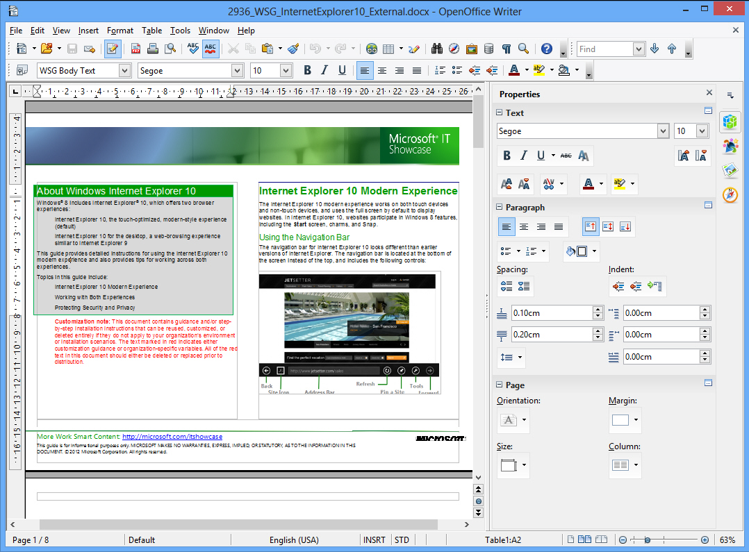 download is openoffice writer compatible with microsoft