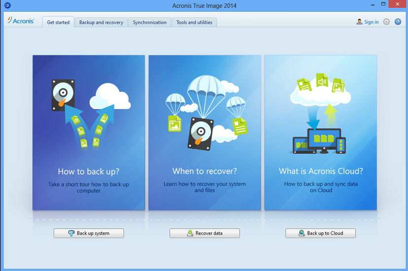 Acronis True Image WD Edition for Windows.