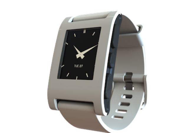 Pebble White Smartwatch