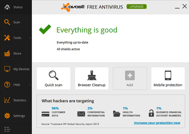  برنامج Avast Free Antivirus 2014 للحماية من الفيروسات النسخة 