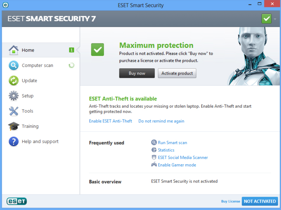 ESET NOD32 Antivirus 11 License Key 2018 Crack Free!