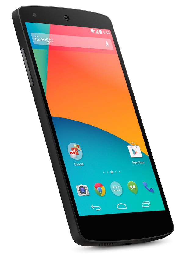 Google officially announced the Nexus 5 -- launch date: now!