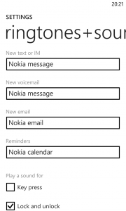 Windows Phone 8 Update 3 Ringtones Sounds