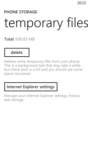 Windows Phone 8 Update 3 Phone Storage 3