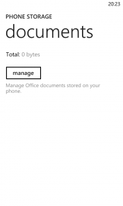 Windows Phone 8 Update 3 Phone Storage 8