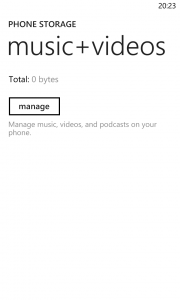 Windows Phone 8 Update 3 Phone Storage 10