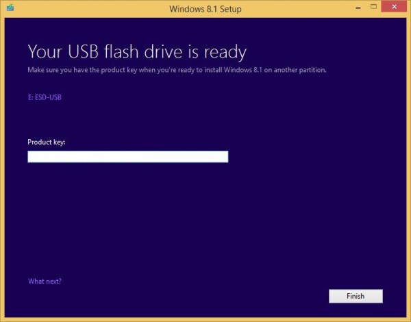 Windows 8.1 USB drive 9