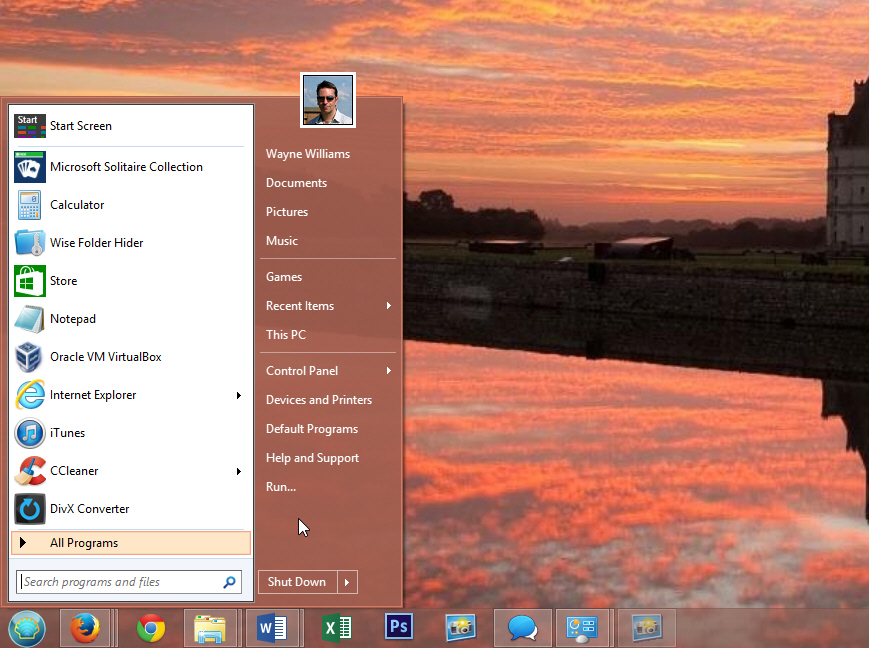 Classic Start Menu Windows 8.1  -  11