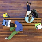 Education Students Woman Man Laptop