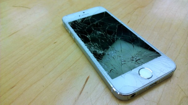 Shattered iPhone 5s
