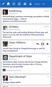 Tweetium Windows Phone