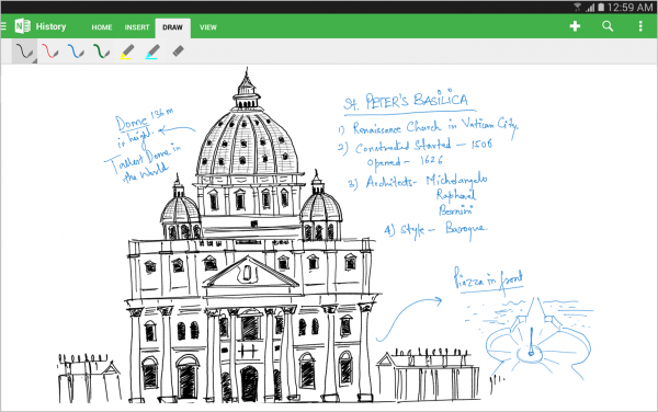 Inking-with-OneNote