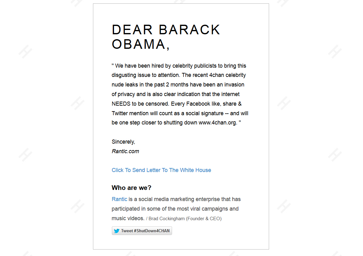 Obama letter