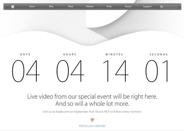 Apple's September 9 event to stream live -- but only to Apple devices