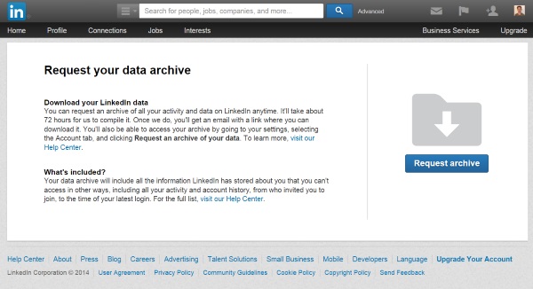LinkedIn introduces data export option and new security features