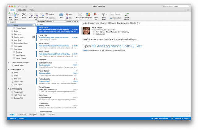 Outlook For Mac 15.4 Resend Message Missing
