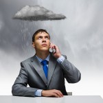 mobile phone raincloud