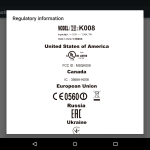 Nexus 7 electronic label FCC ID
