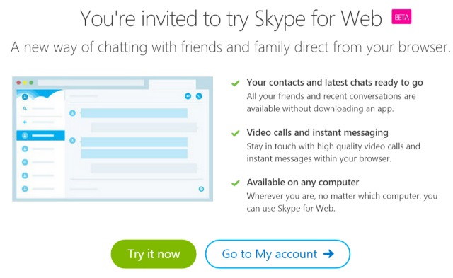 Skype for Web beta brings voice and video chats to your browser without plugins