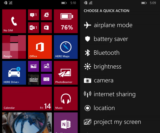 Windows Phone 8.1 Update 1 build 14203