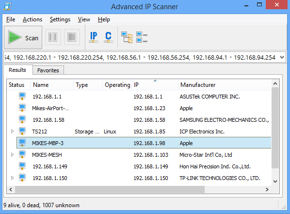 advance ip scanner for windows 10 free download