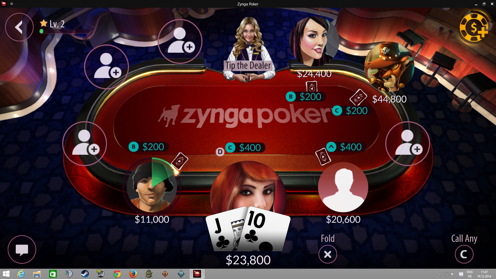play virtual poker with friends