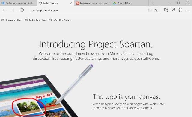 Project Spartan: fat, chunky, and devoid of style and features