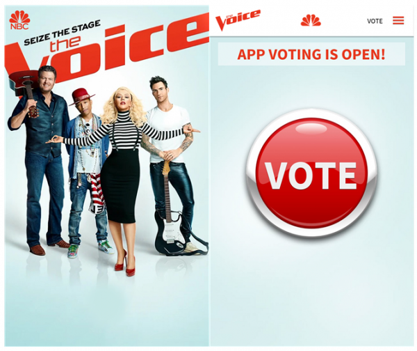 Vote for your favorite contestant on NBC's 'The Voice' using Windows Phone