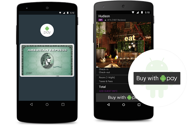 Google shows Android Pay on its Nexus 5 smartphone