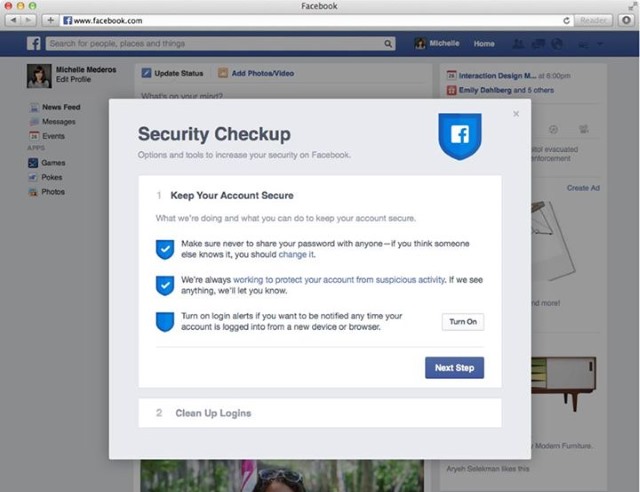 Facebook ups the ante with new Security Checkup tool