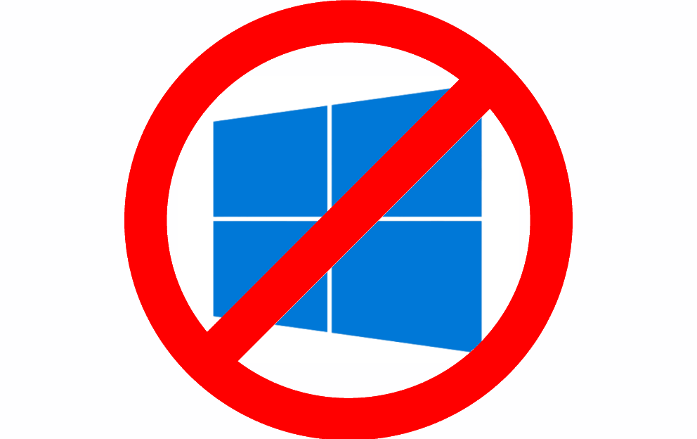 Windows 10 logo no