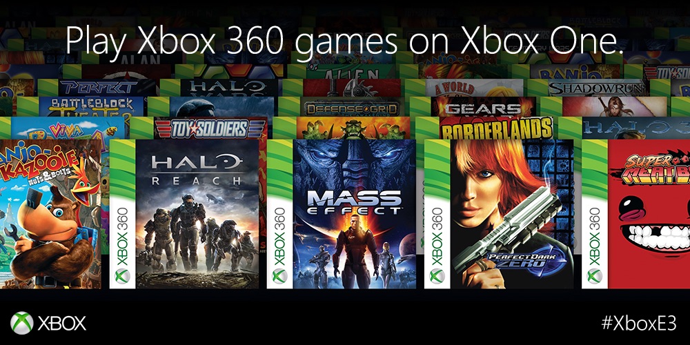 Xbox One play Xbox 360 games