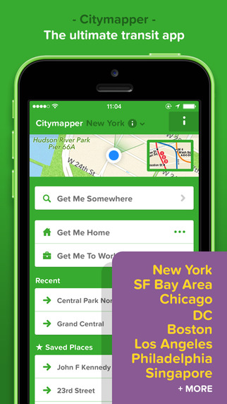Citymapper iOS iPhone