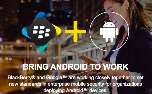 Google Android BlackBerry Partnership Phone