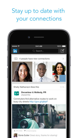 LinkedIn iOS iPhone