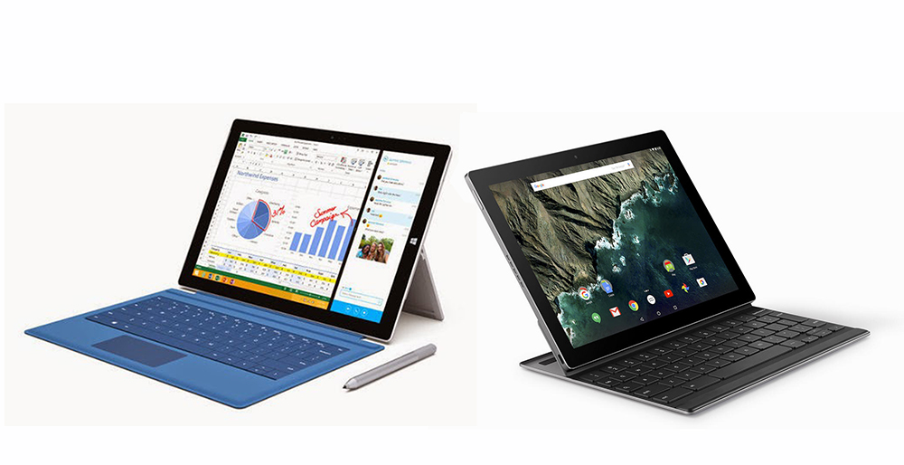 Surface Pro 3 vs Pixel C