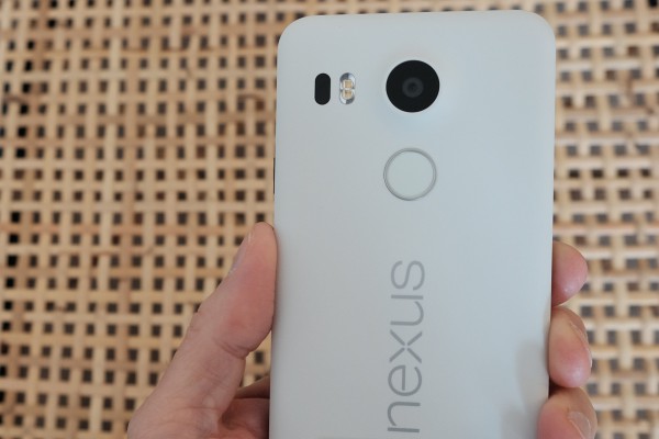 Nexus 5X Fingerprint Scanner Camera