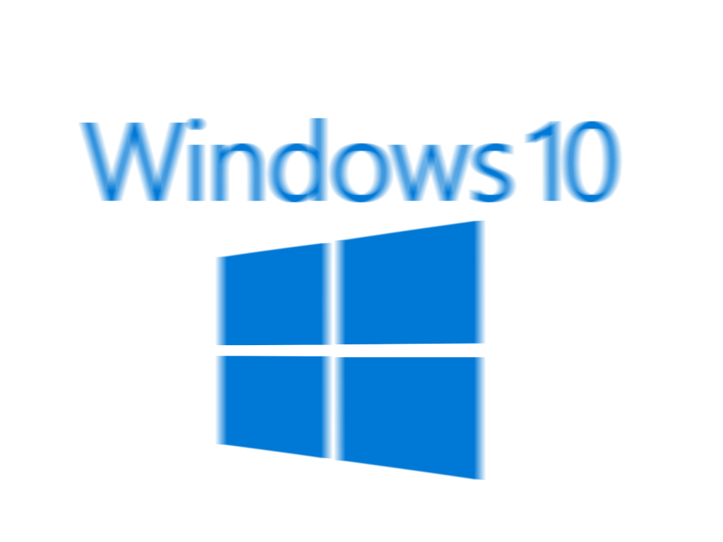 Windows 10 blurred